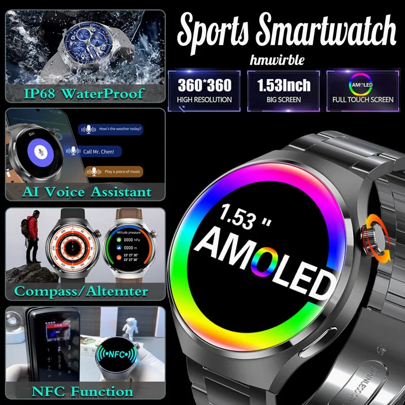 ساعة WHUAI GT4 Pro الذكية