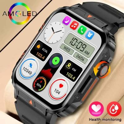 ساعة ذكية بشاشة AMOLED للرجال والنساء
